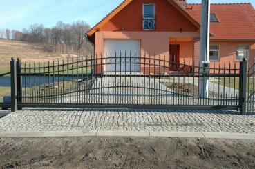 Schiebetor Tor Modern Elektro_Tore Einfahrt M.085